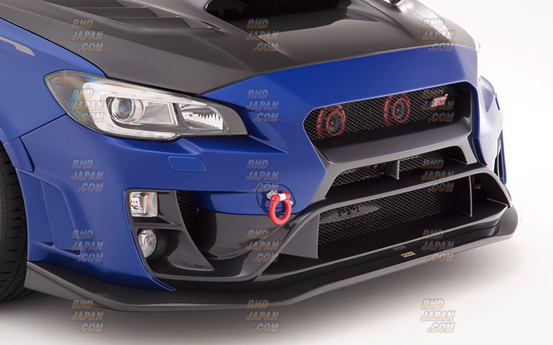Varis Arising-II Front Bumper with Under Lip Spoiler Carbon Fiber